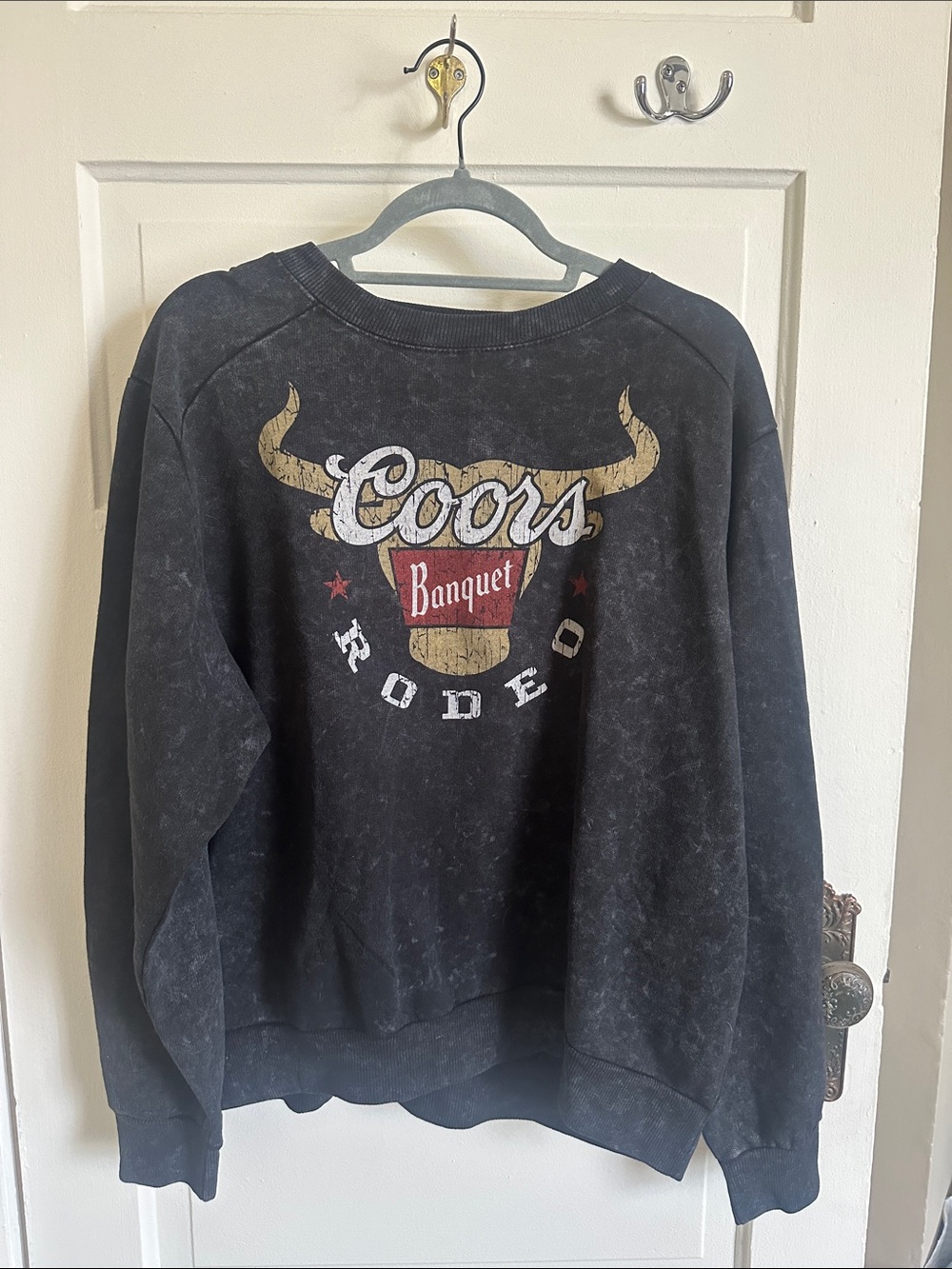 Coors Banquet Rodeo Graphic Sweatshirt - Black